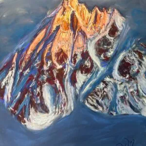 Aiguille du Midi at Dusk